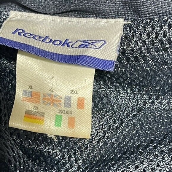 Reebok Mens Navy Blue Track Jacket Size XL - Picture 8 of 10